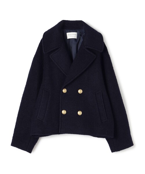 MACPHEE（マカフィー）の「シープパイル ショートPコート（ピーコート