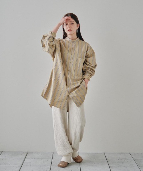 TODAYFUL（トゥデイフル）の「ストライプオーバーシャツ（シャツ