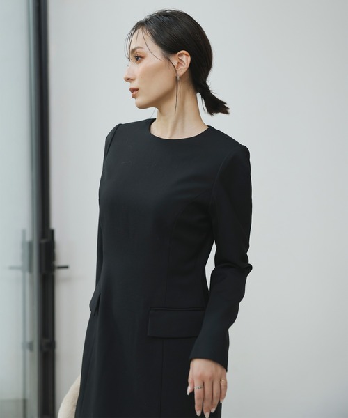 anuans（アニュアンス）の「パネルラインミニワンピース（ワンピース