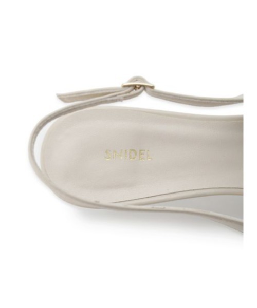 SNIDEL（スナイデル）の「リボンモチーフサンダル（サンダル）」 - WEAR