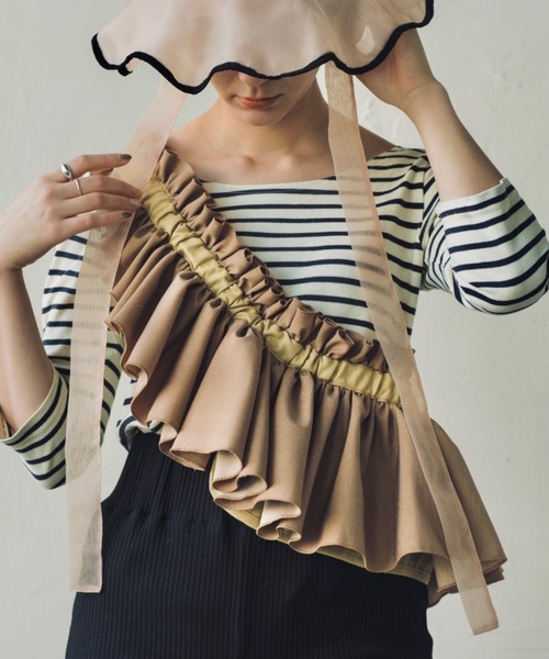 Orient Millinery DORA （sand） DŌRA / WHITE | ORIENT MILLINERY