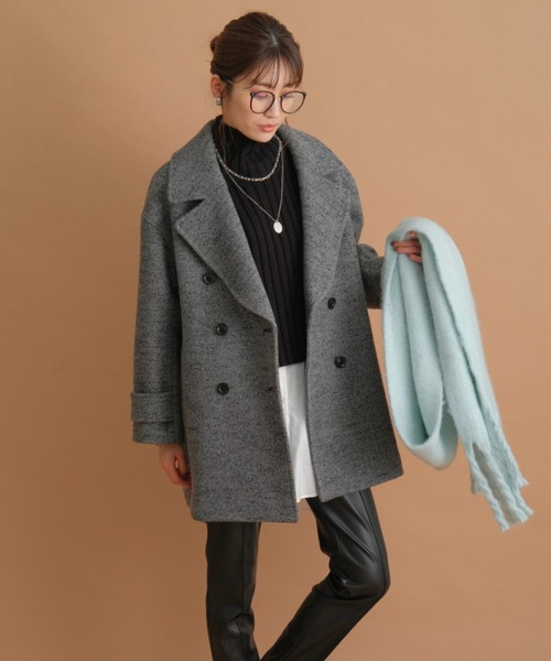 Apuweiser-riche（アプワイザーリッシェ）の「ダブルボタンPコート