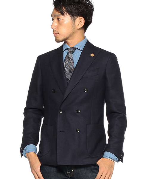 LARDINI（ラルディーニ）の「LARDINI / ホップサック ダブルブレスト