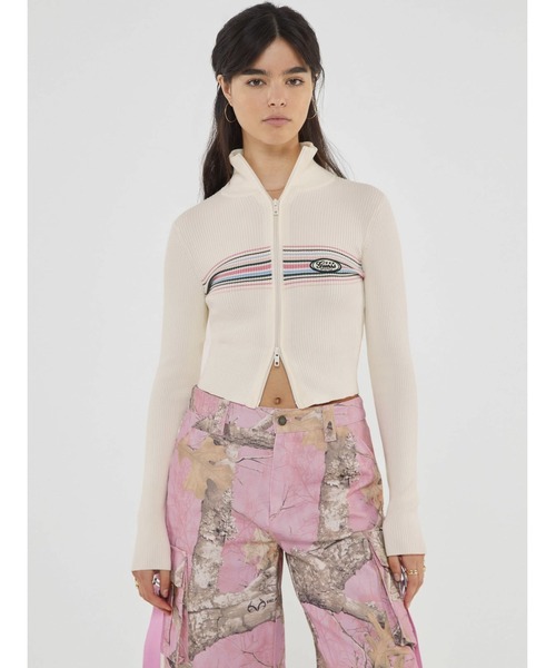 GUESS Originals Bar Stripe Full Zip ニット | GUESS(ゲス) JAPAN