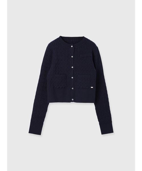 ZOZO限定商品＆限定カラー】リトルケーブルニットカーディガン