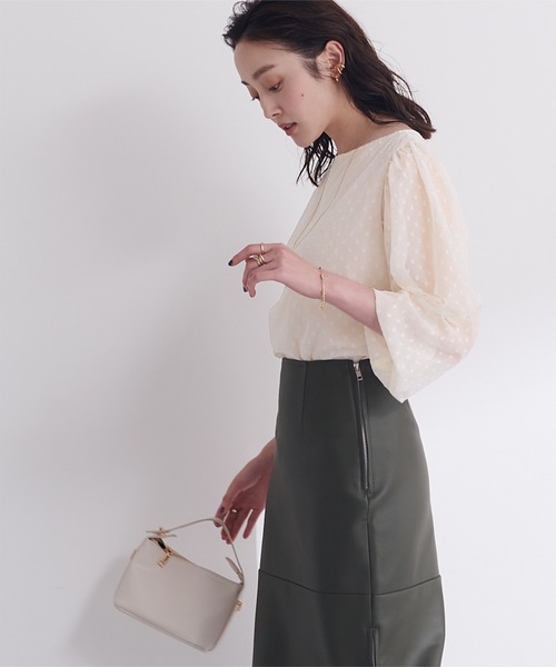 シアードットボートネックブラウス（シャツ/ブラウス）｜ur's