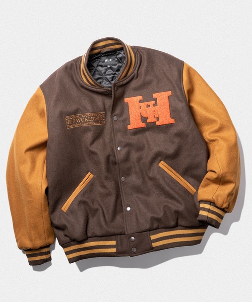 HUF（ハフ）の「HARRISON VARSITY JACKET / HUF バーシティー