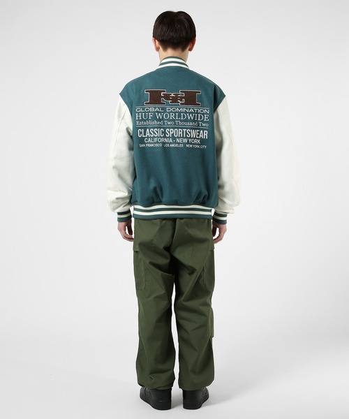 HUF（ハフ）の「HARRISON VARSITY JACKET / HUF バーシティー