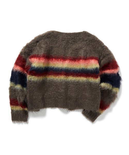 PERVERZE（パーバーズ）の「Double Stripe Knit Cardigan