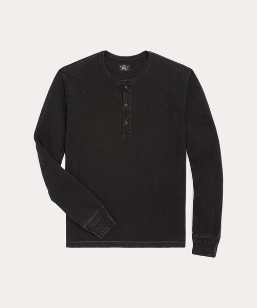 インディゴ ジャージー ヘンリー シャツ（Tシャツ/カットソー）｜RRL