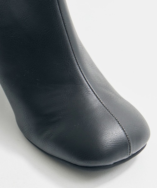 STUDIOUS/ステュディオス】ラウンドシェイプブーツ/疲れにくい（ブーツ