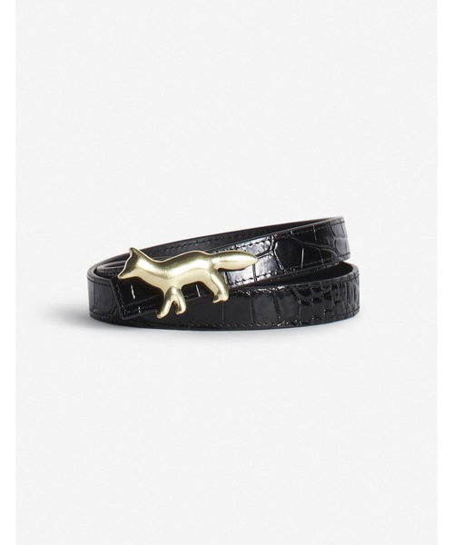 PROFILE FOX LEATHER BELT（ベルト）｜Maison Kitsune（メゾンキツネ