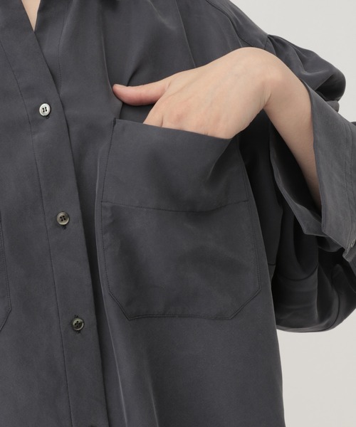 Chaos カオス シルクサンドシャツ 絹100% Chaos（カオス）の「シルク