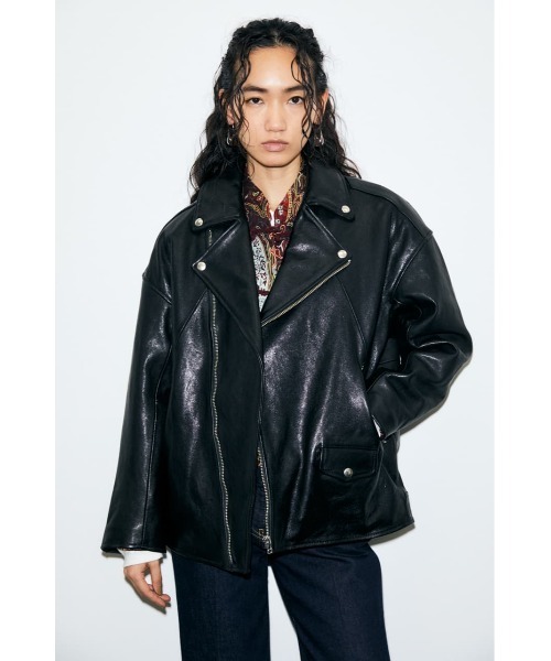 MOUSSY（マウジー）の「LEATHER RIDERS ジャケット（ライダース