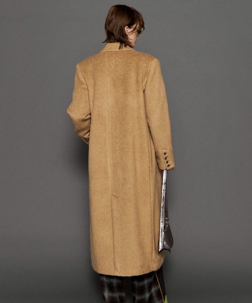Mohair Shaggy Long Coat/モヘアシャギーロングコート（チェスター