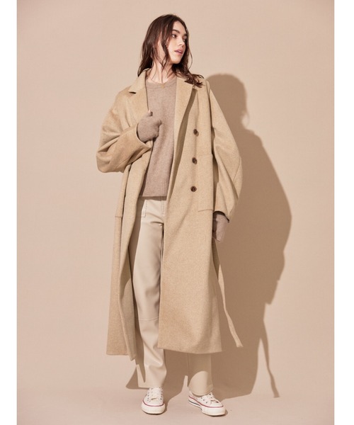ALEXIA STAM（アリシアスタン）の「Tuck Sleeve Wool Long Coat