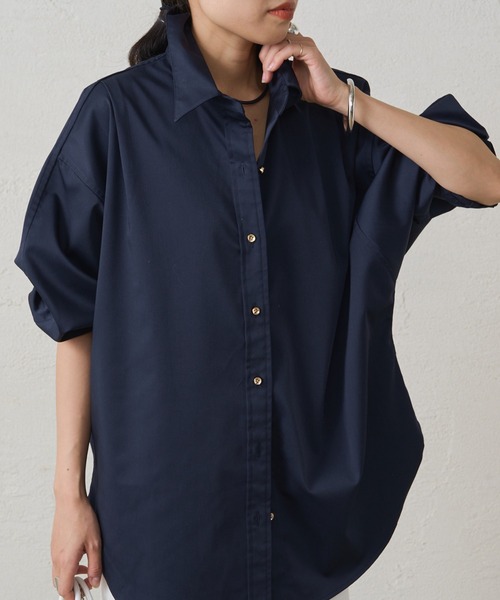 LOUNGEDRESS（ラウンジドレス）の「サテンBIGシャツ（シャツ/ブラウス
