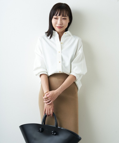 LOUNGEDRESS（ラウンジドレス）の「サテンBIGシャツ（シャツ/ブラウス