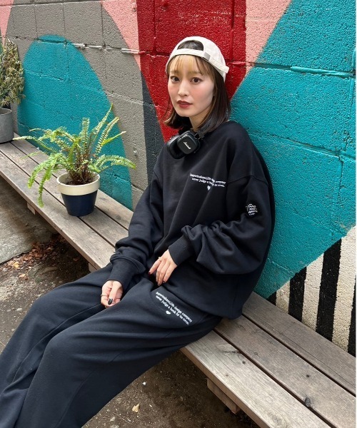 letter sweat / レタースウェット（スウェット）｜kaoyorinakami