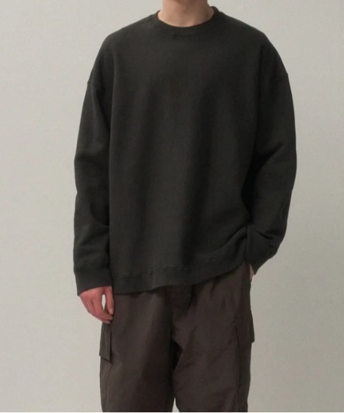 ATON (エイトン)NATURAL DYE URAKE | OVERSIZED SWEAT SHIRT