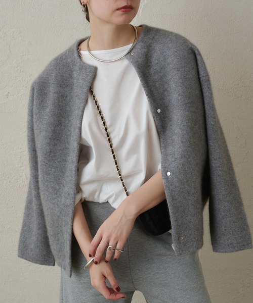 LOUNGEDRESS（ラウンジドレス）の「接結ニットコート（その他アウター