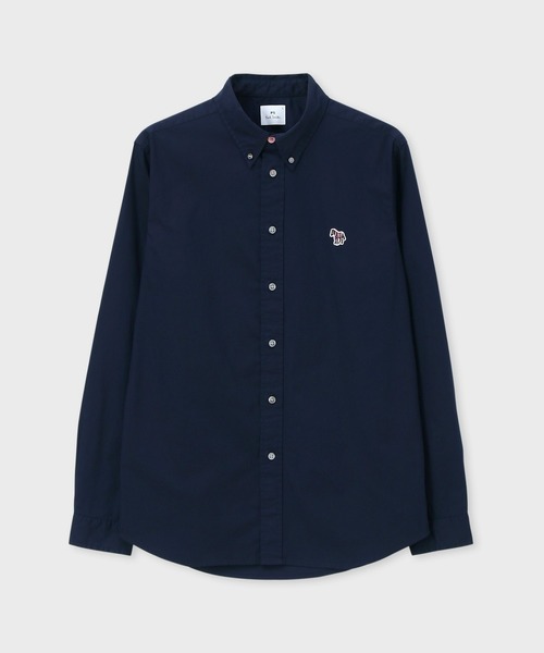 Sports Stripe Zebra” ワンポイント 長袖シャツ / 553114 599RN