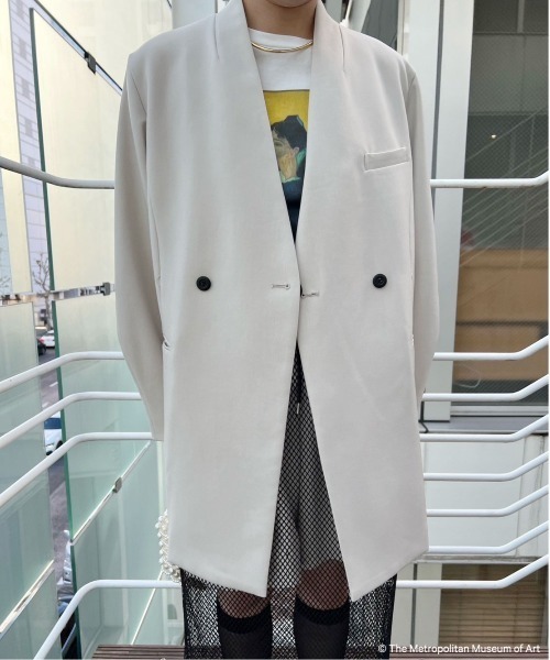 Ameri（アメリ）の「2WAY ARCH SLEEVE JACKET（テーラードジャケット