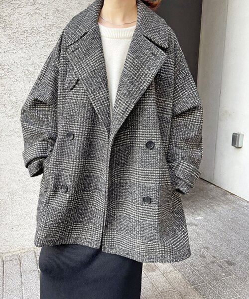 Spick & Span（スピックアンドスパン）の「Wスライバーチェックハーフ