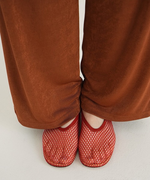 セール】MESH OBLIQUE TOE FLAT SHOES（パンプス）｜CLANE（クラネ）の