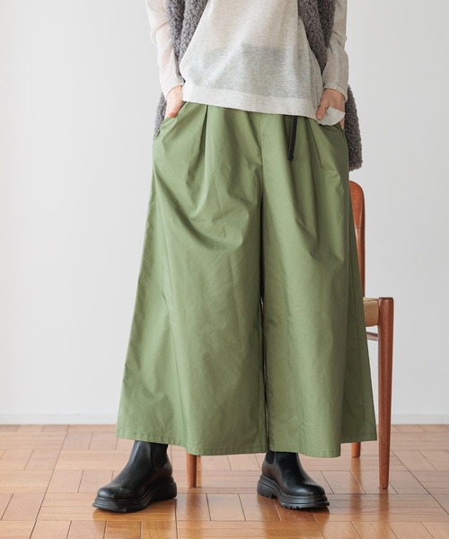 studio CLIP（スタディオクリップ）の「ワイドタックガウチョパンツ