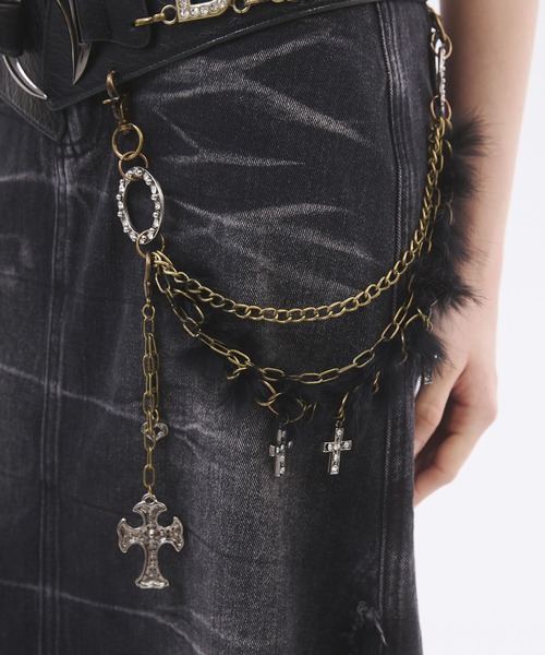 セール】ムーンバックルベルト レオパード柄（ベルト）｜d.i.a.