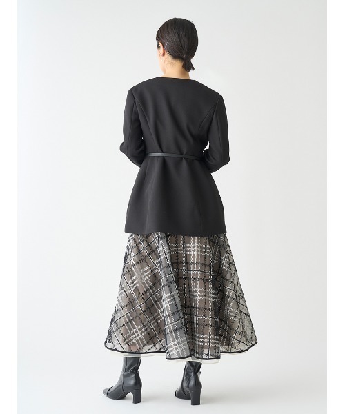 CELFORD（セルフォード）の「ベルト付きペプラムジャケット（ノー