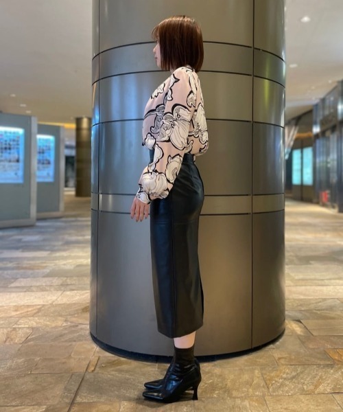 ROKSANDAロクサンダ リーフプリント ブラウス ROKSANDAロクサンダ