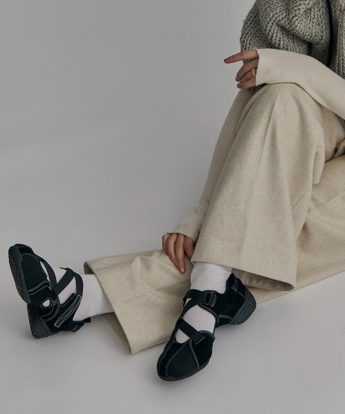 Foundry Mews/ファウンドリーミューズ】Foundrymews Canvas Shoes/厚底