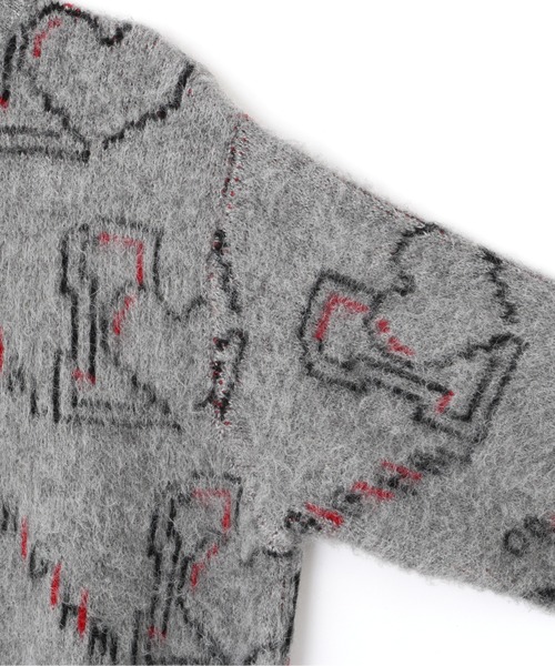 schott（ショット）の「Schott/ショット/SHAGGY KNIT ORIGINAL HEART