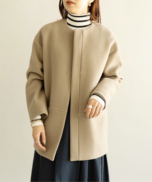UNTITLED（アンタイトル）の「◇ノーカラーコクーンコート（ノーカラー