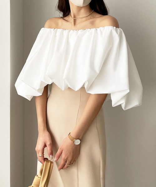 ボリュームオフショルブラウス（シャツ/ブラウス）｜Louere（ルエレ