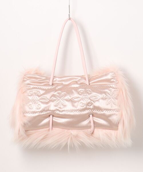 SCULPTOR（スカルプター）の「Fluffy Slouchy Satin Bag/フラフィー