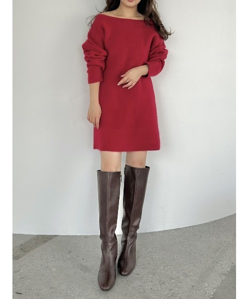 セール】フォックスウールミニニットワンピース（ワンピース）｜FRAY