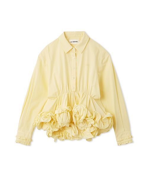 ホイップフリルヘムブラウス（シャツ/ブラウス）｜LILY BROWN（リリー