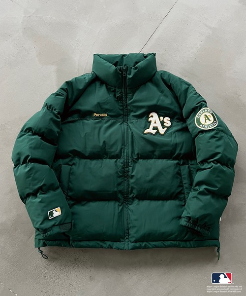 Perushu（ペルーシュ）の「Perushu × MLB コラボ中綿ブルゾン