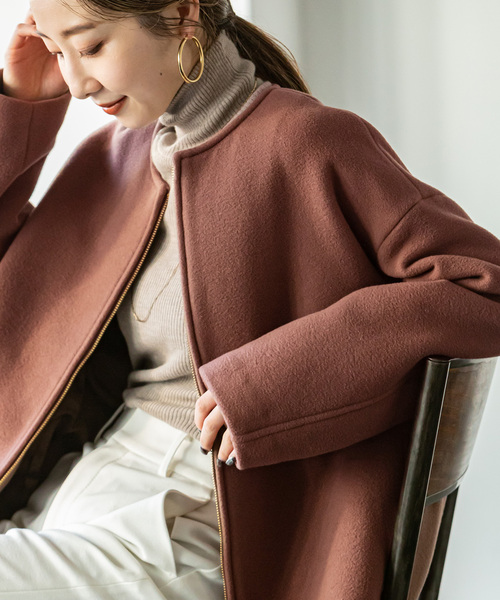 Noble（ノーブル）の「《追加》MTRカラーレスジップショートコート