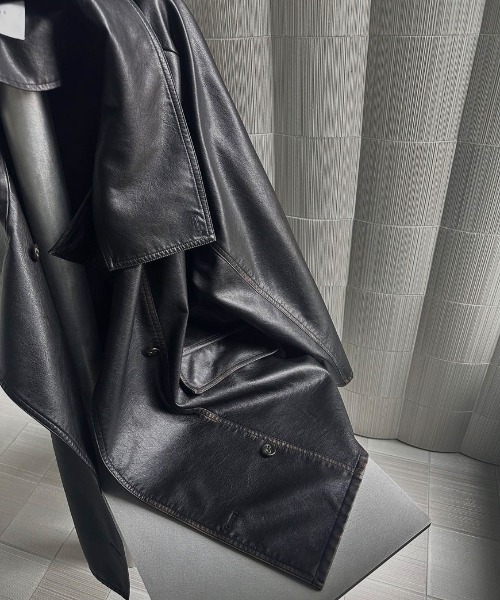 Ameri（アメリ）の「USED LIKE SYNTHETIC LEATHER JACKET（ライダース