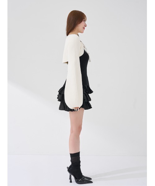 Darich（ダーリッチ）の「ティアードフリルミニワンピース（ワンピース
