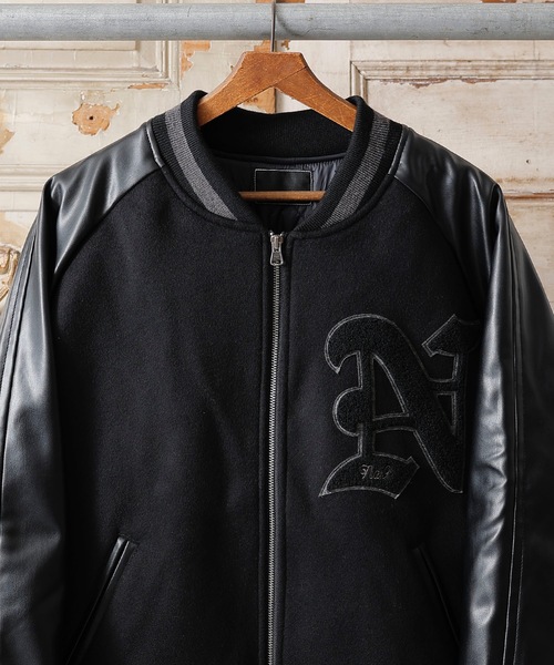 NUMBER (N)INE（ナンバーナイン）の「WOOL RAGLAN STADIUM JACKET-W