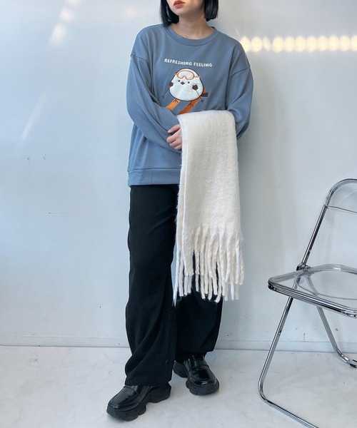 セール】☆ふわふわアニマルプルオーバー【UNISEX ITEM】（スウェット