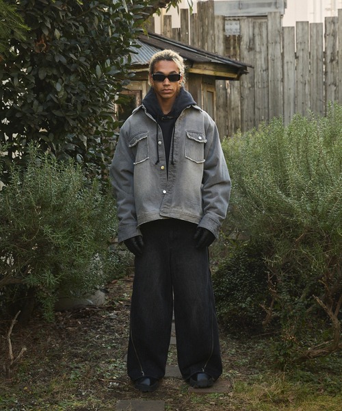 GRANCY（グランシー）の「【GRANCY】ZipDesign Buggy DenimPants