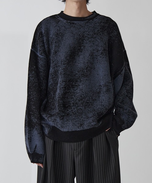 片畦グランジニット（ニット/セーター）｜Lui's（ルイス）の