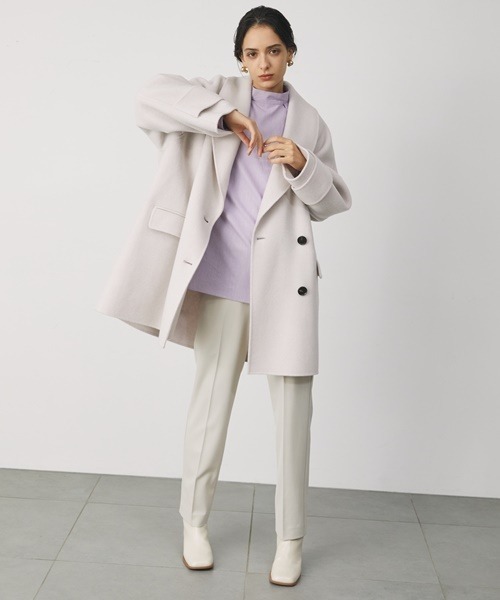 Mila Owen（ミラオーウェン）の「接結ハーフ丈Aラインコート（その他