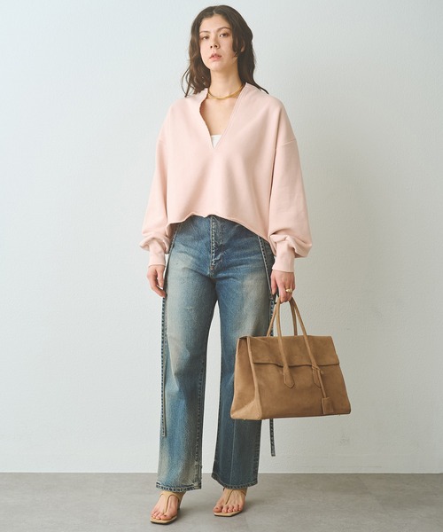 スウェットVネックプルオーバー2（スウェット）｜Whim Gazette